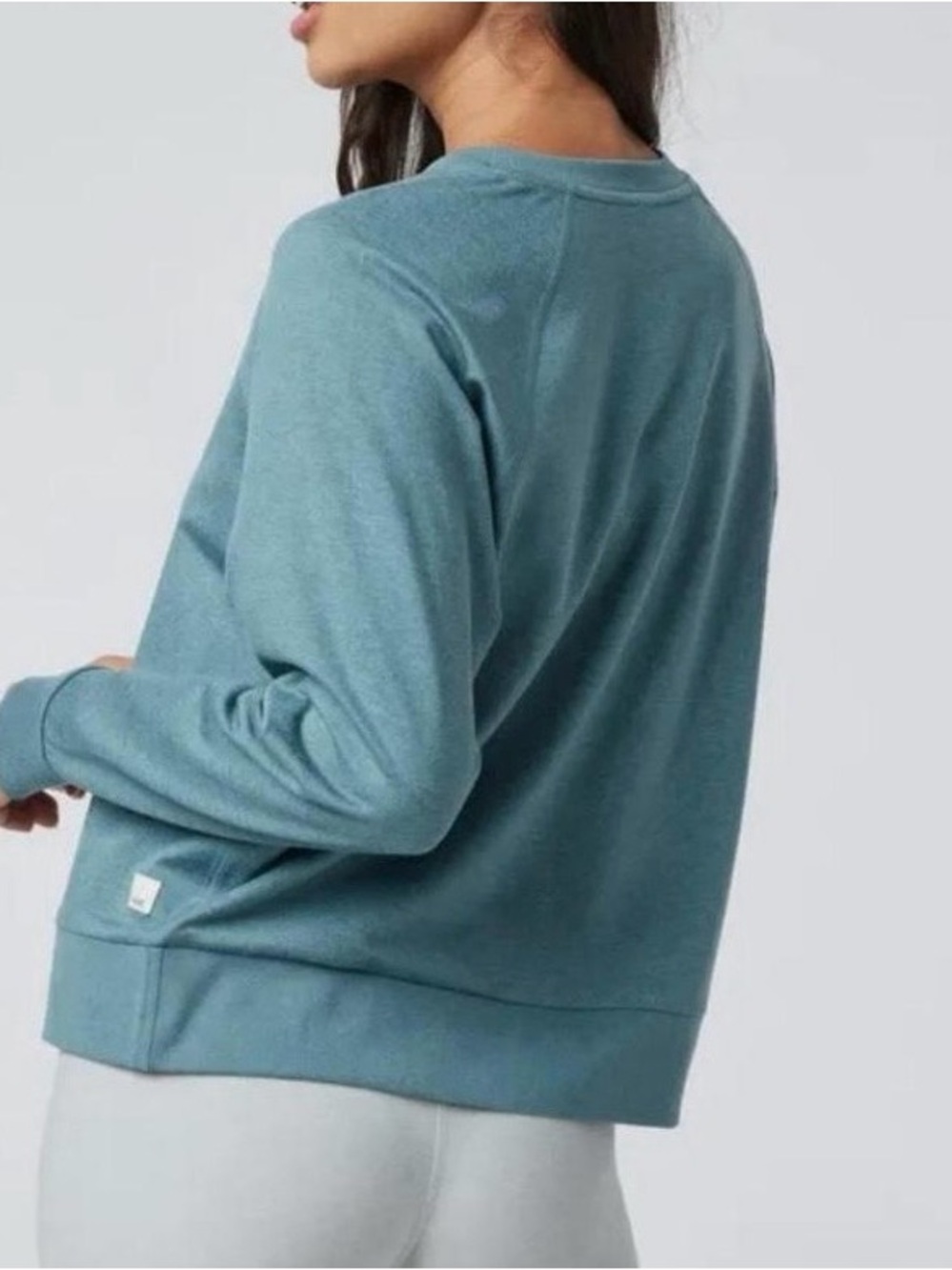 Long-Sleeve Halo Crew Pullover